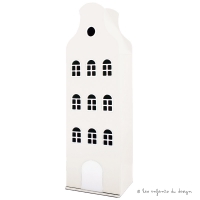 Armoire maison Amsterdam cloche - Blanc